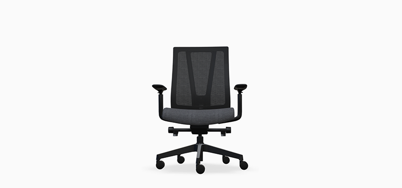 Clarksville ergonomic chair for professional environments and discreet support