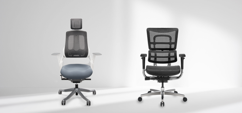 Pursuit and Intuition ergonomic chairs for maximum postural customization
