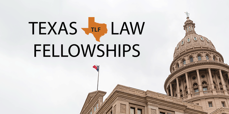 Texas Law Fellowships logo and branding.