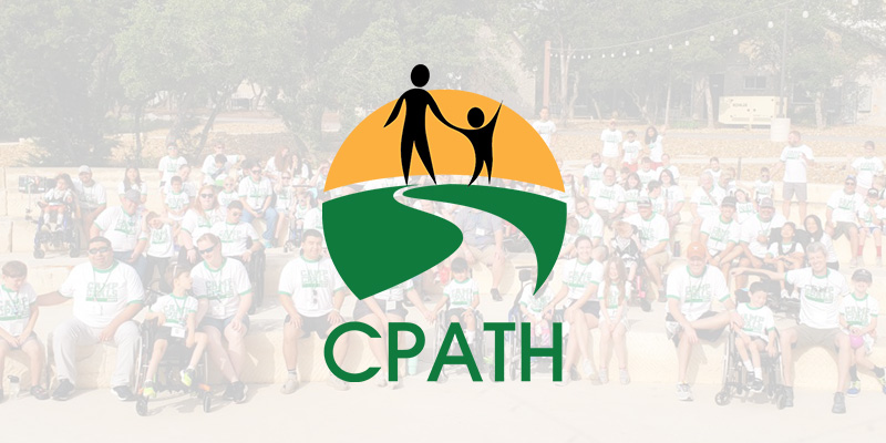 Cerebral Palsy Awareness Transition Hope logo and branding.